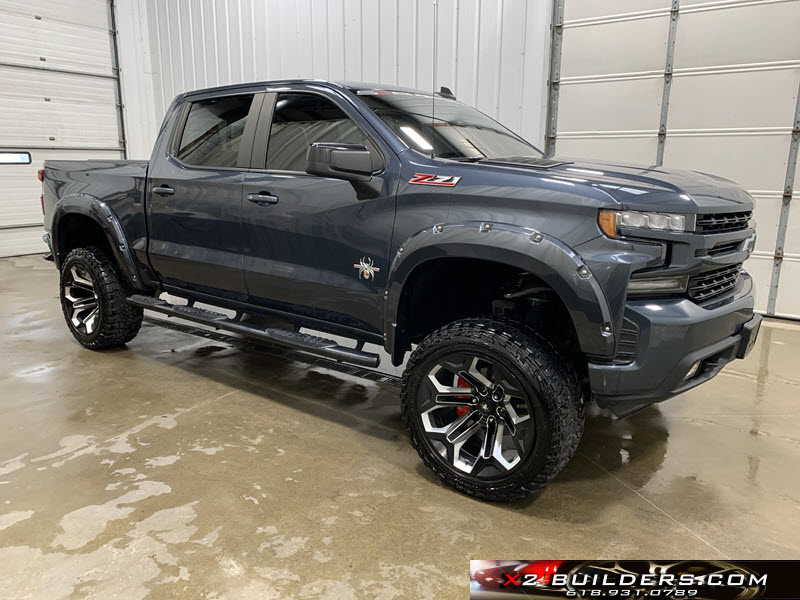 Salvage 2019 Chevrolet Silverado K1500 RST Black Widow | X2 BUILDERS