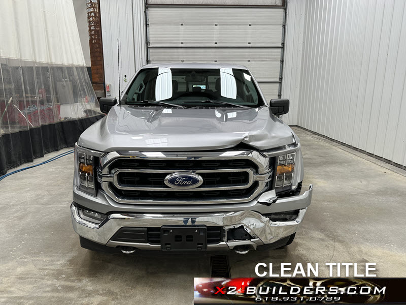 Salvage 2021 Ford F-150 XLT CLEAN TITLE | X2 BUILDERS