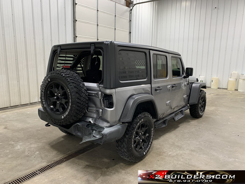 Salvage 2021 Jeep Wrangler Unlimited Sport Willys | X2 BUILDERS