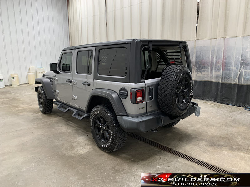 Salvage 2021 Jeep Wrangler Unlimited Sport Willys | X2 BUILDERS