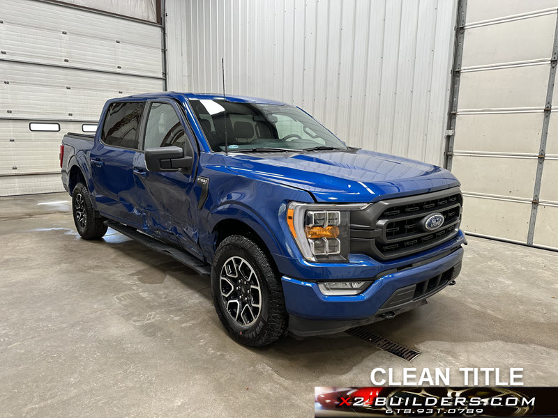 Salvage 2022 Ford F-150 XLT CLEAN TITLE 4x4 | X2 BUILDERS