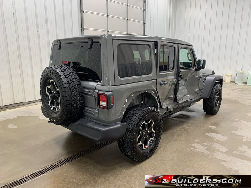 Salvage 2022 Jeep Wrangler Unlimited Sport S | X2 BUILDERS